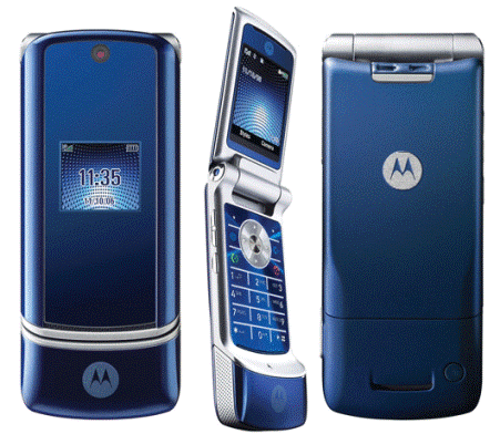 Motorola KRZR K1 azul intenso