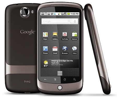 HTC Google Nexus One gris oscuro