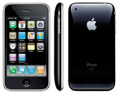 Imágen de un iPhone 3G negro