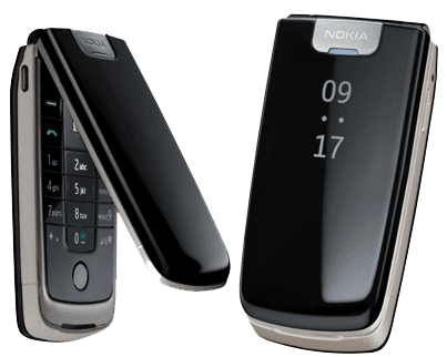 Nokia 6600 Fold negro con detalles color plata