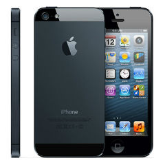 Foto del iPhone 5 en color negro.